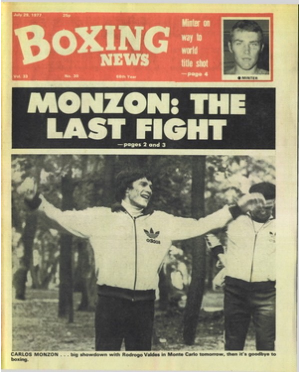 Boxing News magazine  29.7.1977 Download pdf